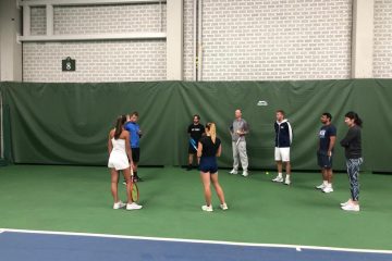On court work with players and coaches